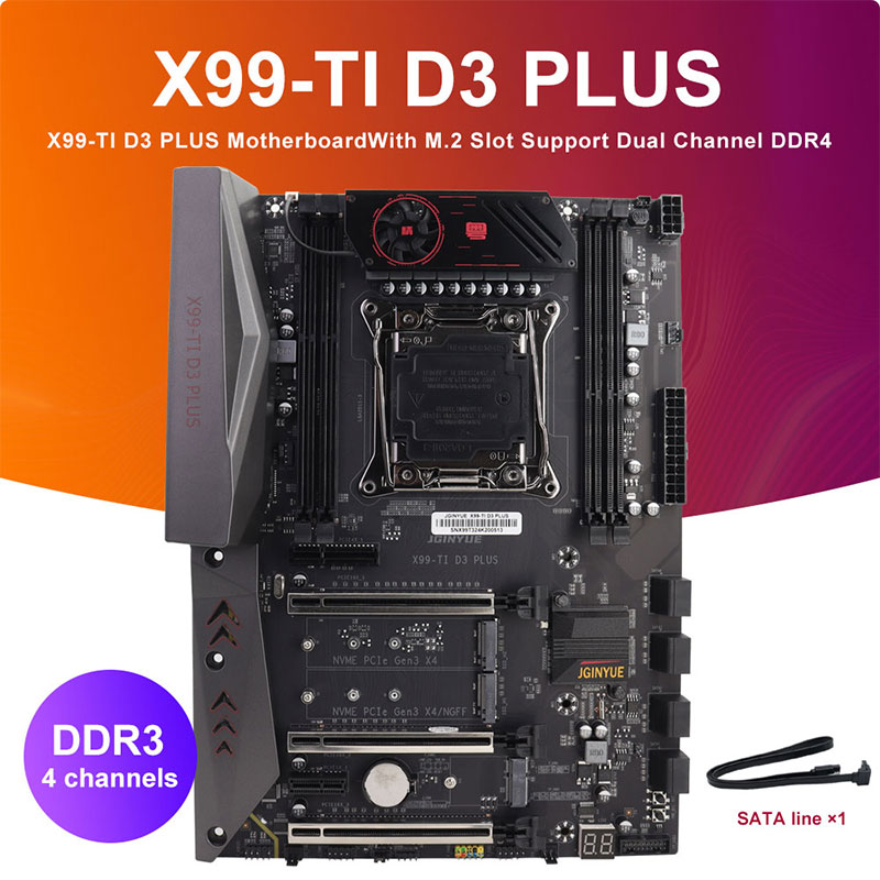 JGINYUE X99-TI D3 PLUS 마더보드 X9 - E5 2696 V3 리뷰 및 가격