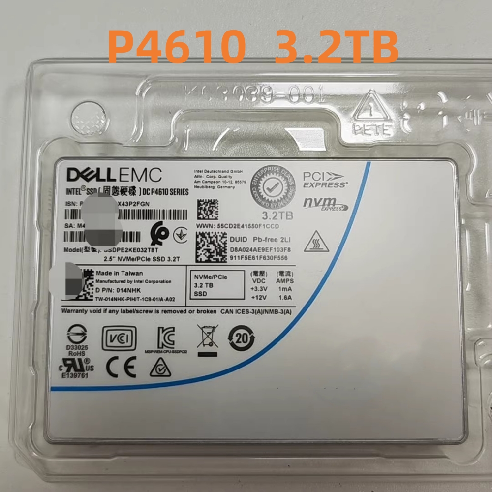오리지널 DC P4610 시리즈 1.6TB 3.2TB  - U.2 Nvme Ssd 7.68Tb 리뷰 및 가격